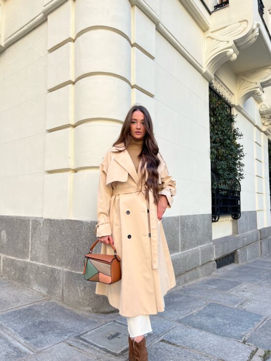 Trench Venetto camel - Imagen 7