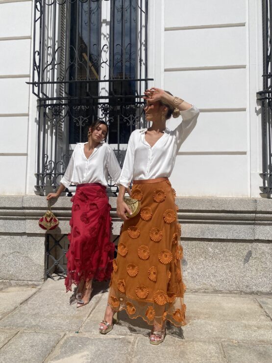 Falda de tul Rocio azafrán - Imagen 9