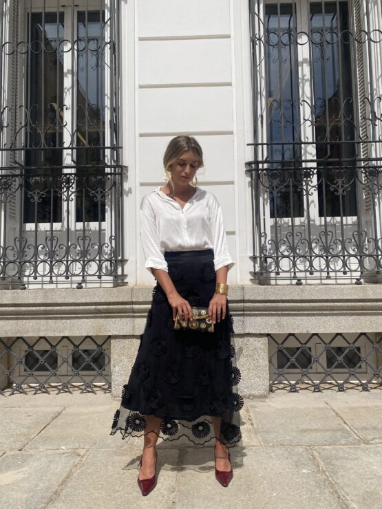 Falda de tul Roció black - Imagen 7