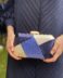 Bolso color block night blue