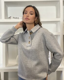 Sudadera  design gris