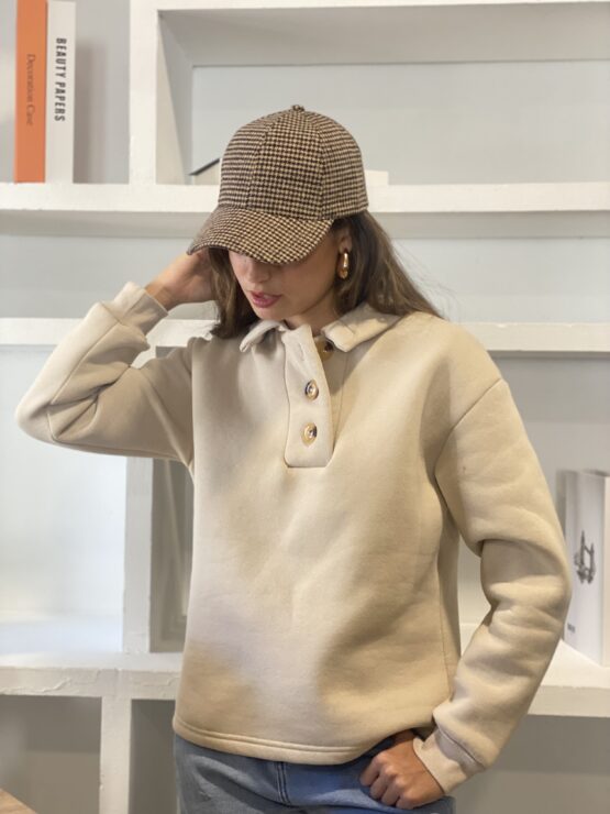 sudadera  design beige - Imagen 2