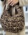 Bolso acolchado animal print