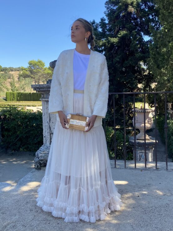 Falda parís de tul Ivory - Imagen 2