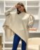 Jersey capa de punto beige Jimena