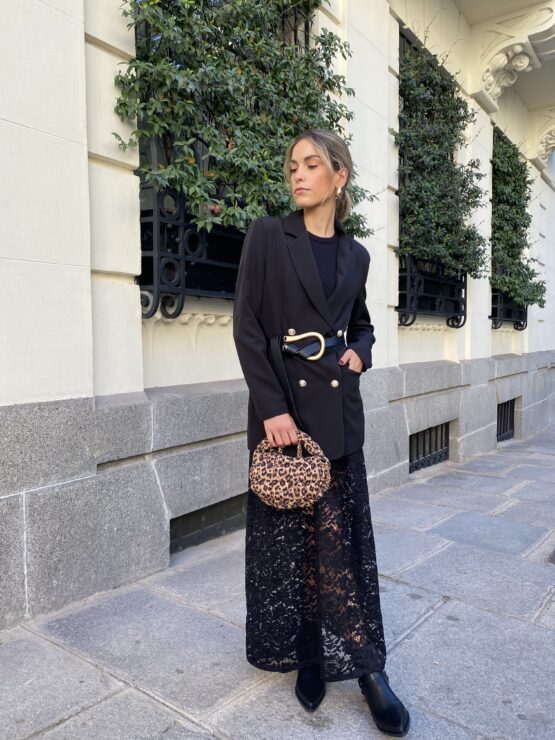Falda de encaje Marietta black - Imagen 8