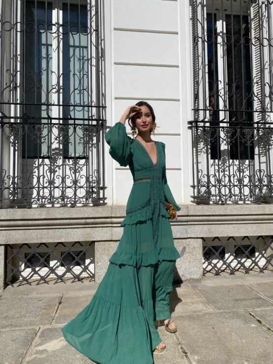 Vestido portobello  vert - Imagen 6