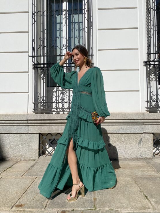 Vestido portobello  vert - Imagen 3