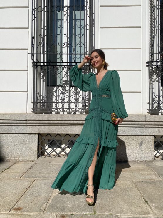 Vestido portobello  vert - Imagen 5