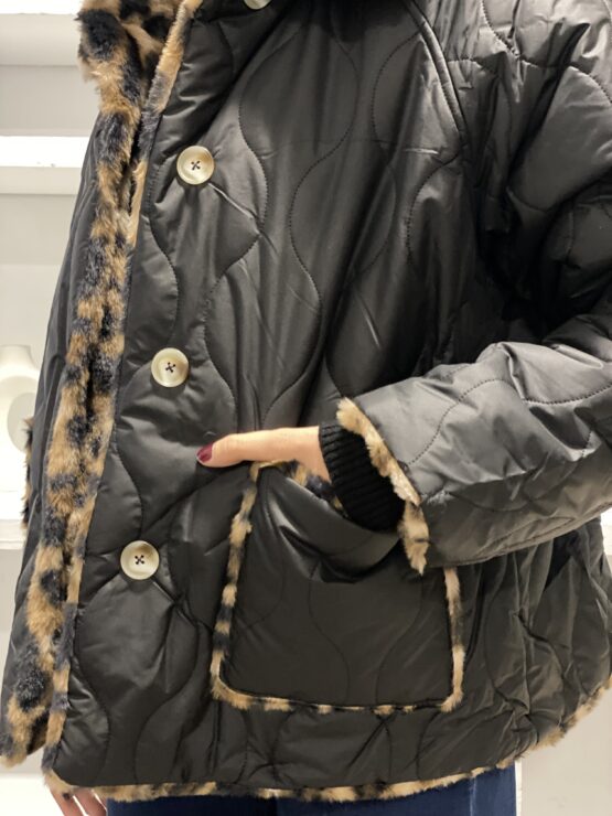 Cazadora impermeable pelo reversible - Imagen 7