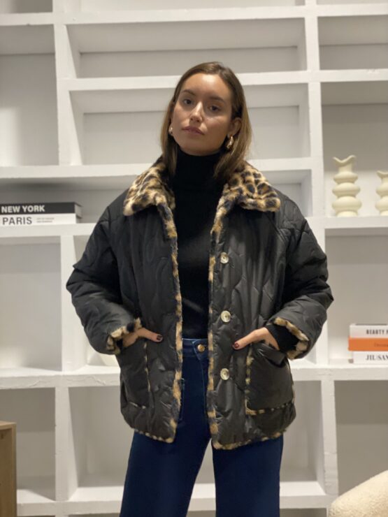 Cazadora impermeable pelo reversible - Imagen 6