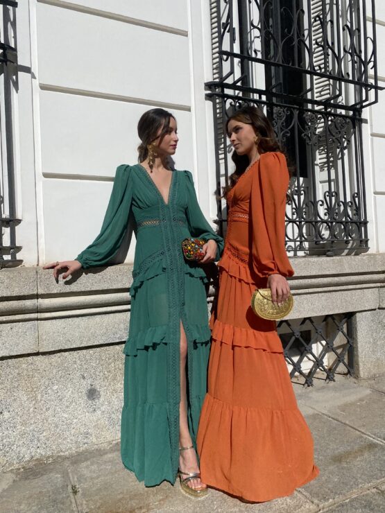 Vestido portobello  vert - Imagen 7