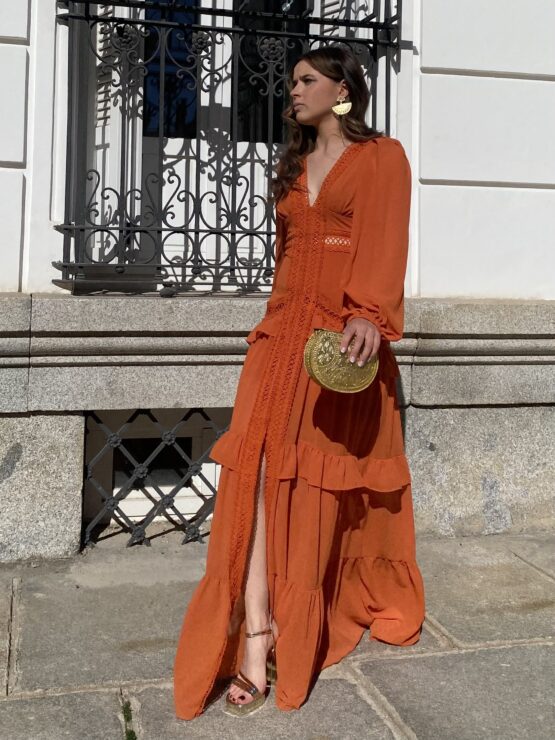Vestido portobello teja - Imagen 4