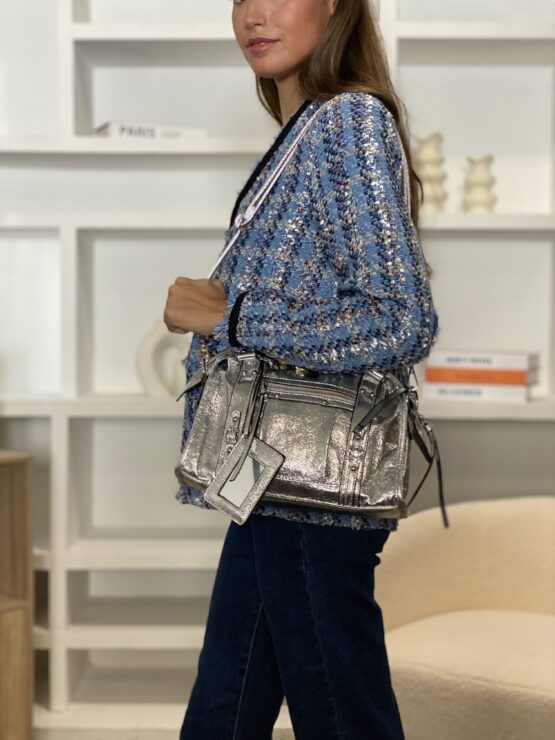 Bolso metalizado plata - Imagen 3