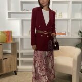 Blazer balmoral burdeos - Imagen 6