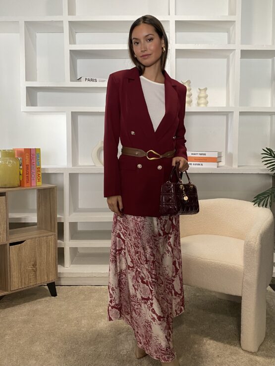 Blazer balmoral burdeos - Imagen 6