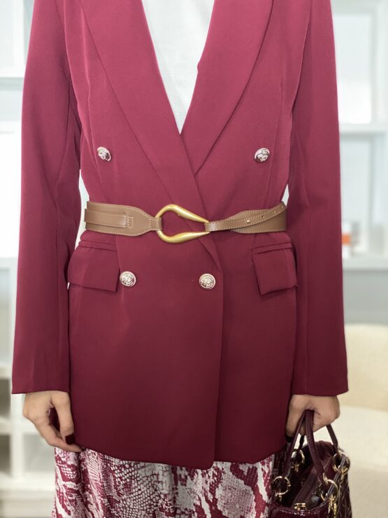 Blazer balmoral burdeos - Imagen 2