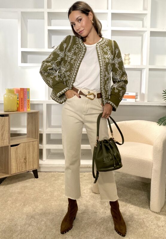 Jeans basic beige - Imagen 2