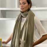 Bufanda Alexandra khaki Clare