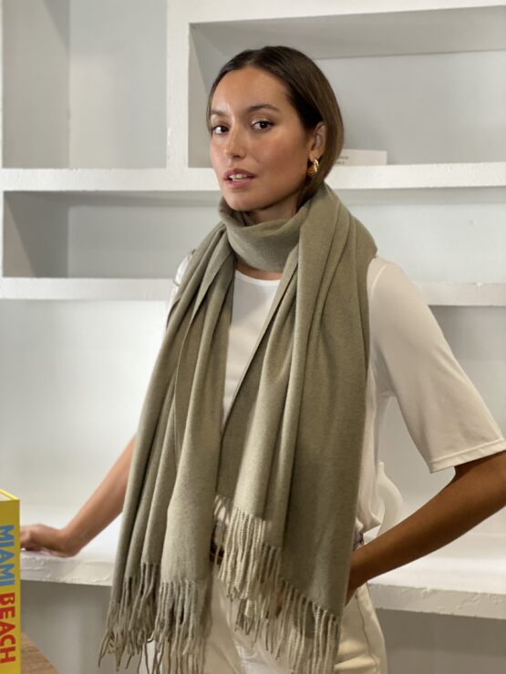 Bufanda Alexandra khaki Clare