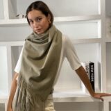 Bufanda Alexandra khaki Clare - Imagen 5