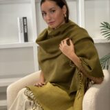 Bufanda bicolor olive - Imagen 5