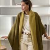 Bufanda bicolor olive