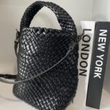 Bolso trenzado Benoit black - Imagen 2