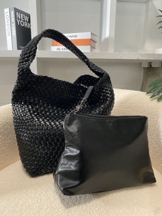 Bolso Maxi trenzado Louis black - Imagen 6