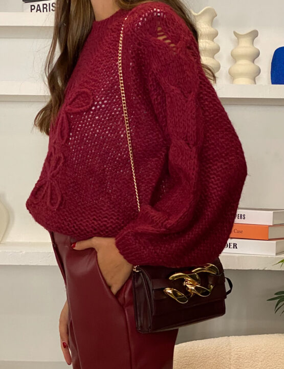 Bolso cadena vino - Imagen 4