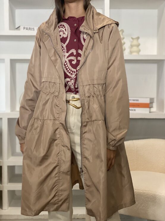 Trench impermeable camel Clare - Imagen 3