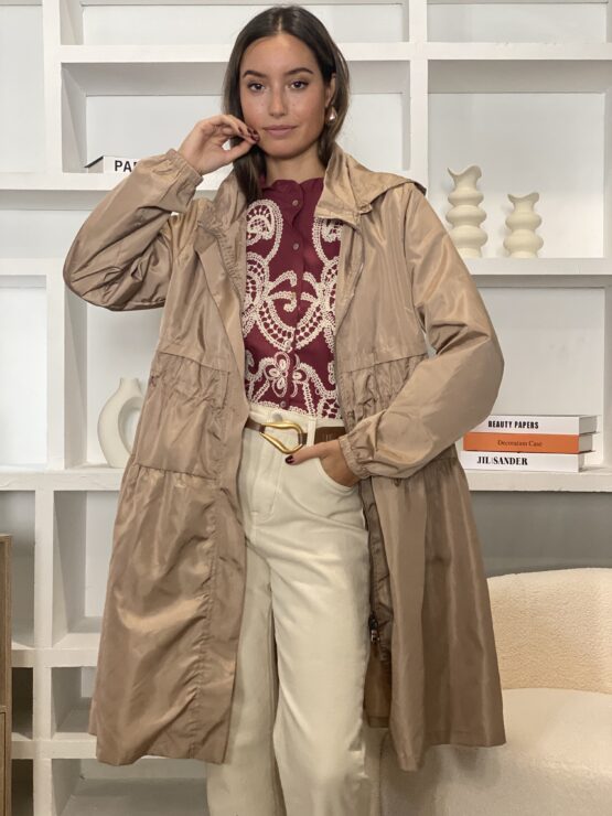 Trench impermeable camel Clare