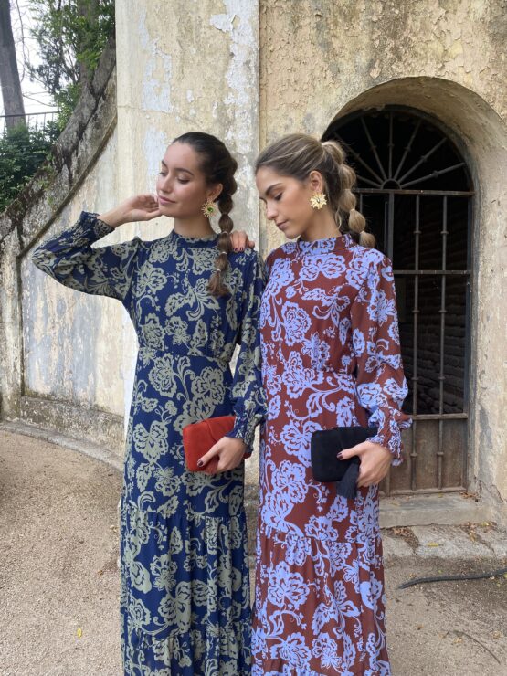 Vestido Chloe Brown blue - Imagen 8