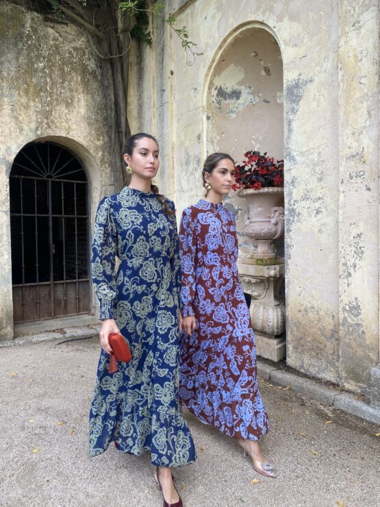 Vestido Chloe Brown blue - Imagen 9