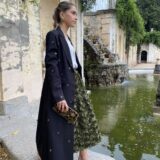 Abrigo levita eyelets