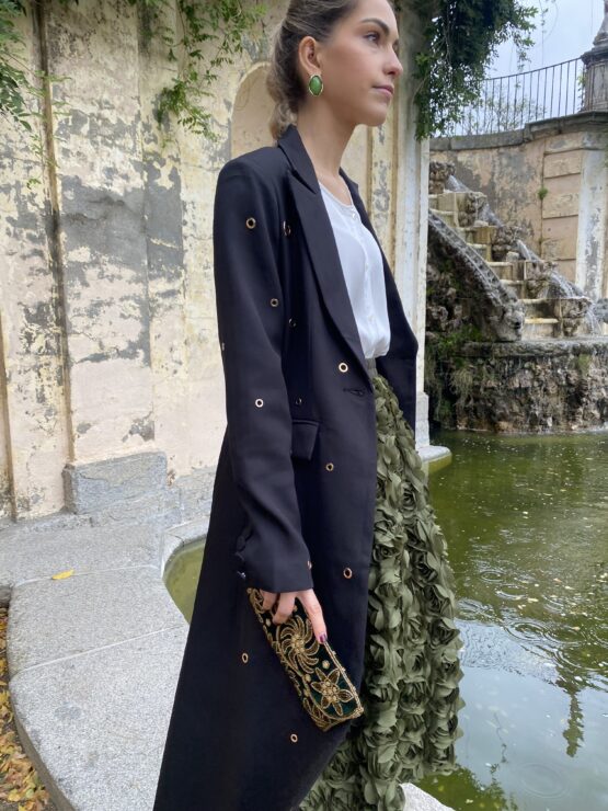 Abrigo levita eyelets - Imagen 6