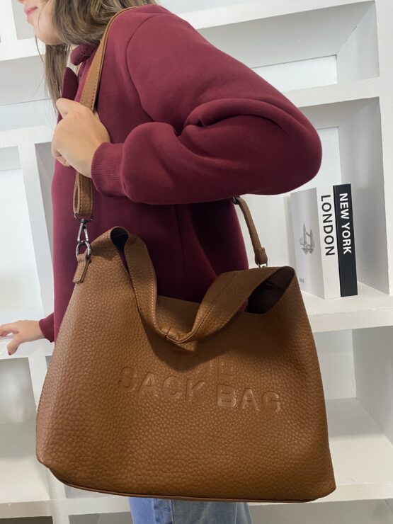 Bolso the sack bag camel - Imagen 6