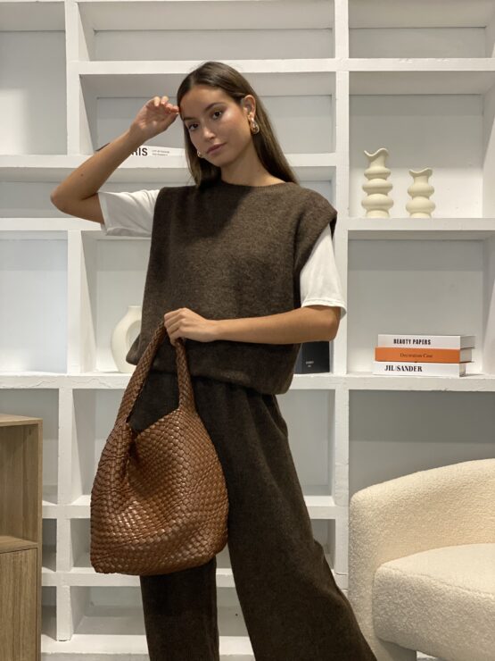 Conjunto  de punto montparnasse chocolate - Imagen 8