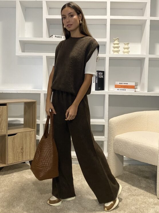 Conjunto  de punto montparnasse chocolate - Imagen 11
