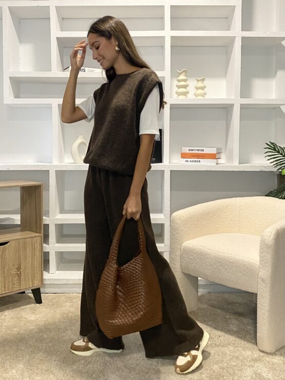 Conjunto  de punto montparnasse chocolate - Imagen 5