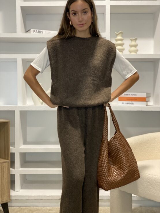 Conjunto  de punto montparnasse chocolate - Imagen 3