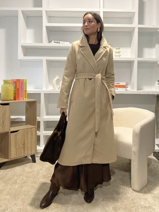 Abrigo Mencia beige - Imagen 4