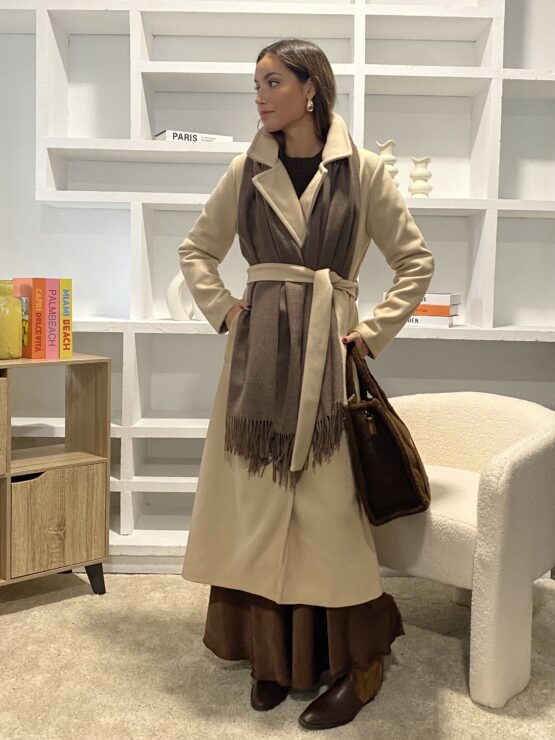 Abrigo Mencia beige - Imagen 5