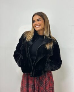 Bomber pelo noir