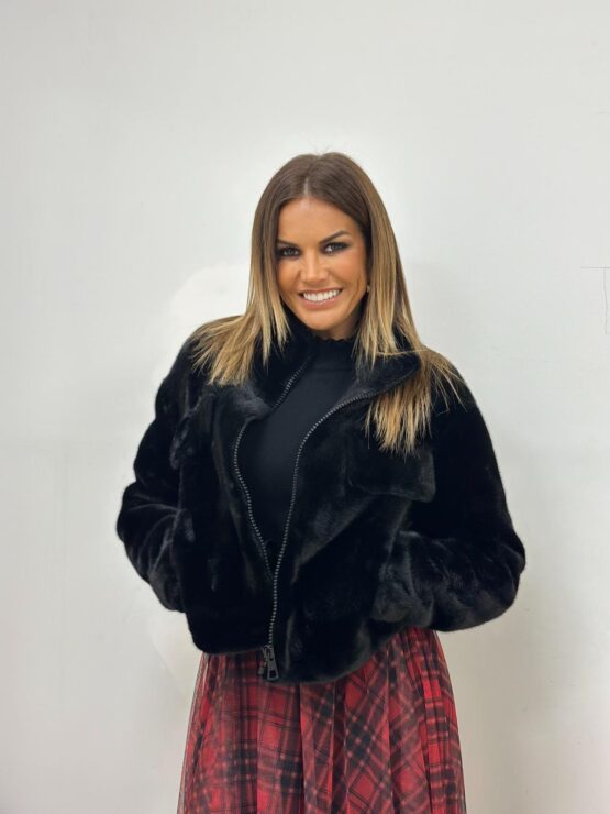 Bomber pelo noir - Imagen 3