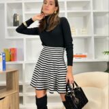 Falda de punto stripes mariniere - Imagen 2