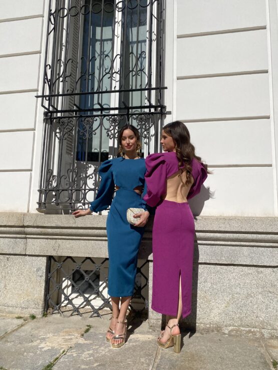 Vestido carlota crep buganvilla - Imagen 4