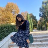 Vestido paisley con chaleco terciopelo - Imagen 4