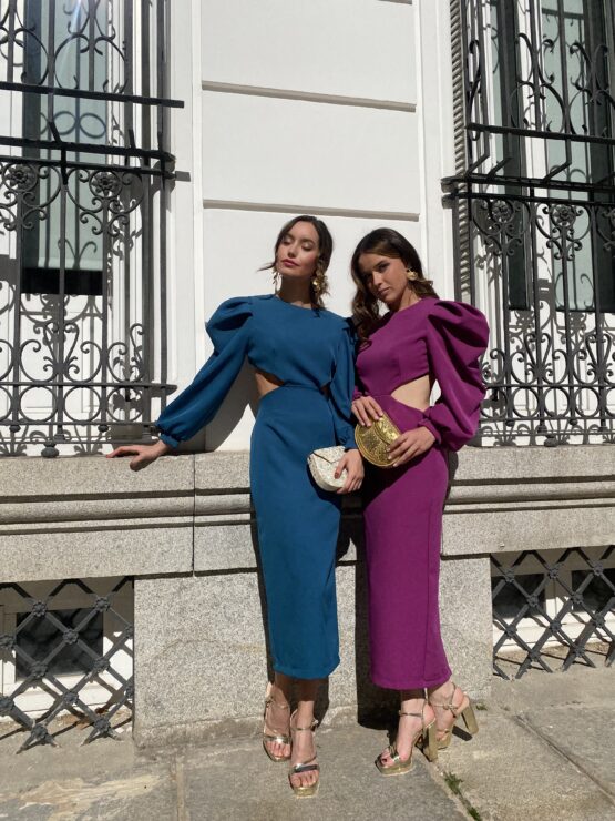 Vestido crep carlota pato - Imagen 8
