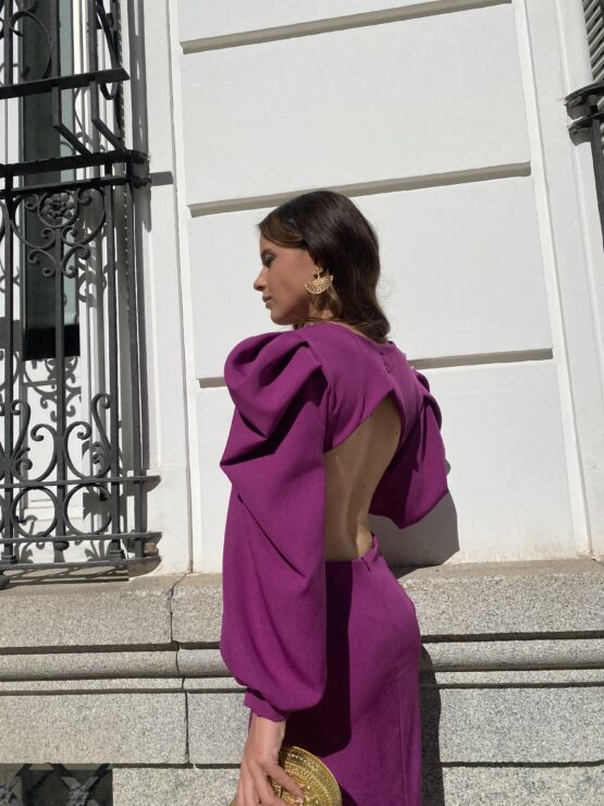 Vestido carlota crep buganvilla - Imagen 5